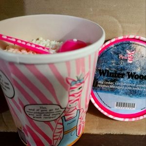 Pink Zebra Winter Woods scent wax